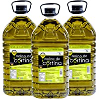 Los mejores  - NUEVA COSECHA 2020-2021!! Aceite de Oliva Virgen Extra Molino de Cortina- Coupage Hojiblanca- Arbequina y Lechín. Caja 3…